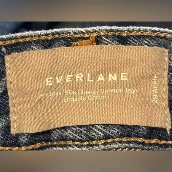 Everlane The Curvy ‘90s Cheeky Straight Leg Jeans Organic Cotton, size 29 - Picture 7 of 12